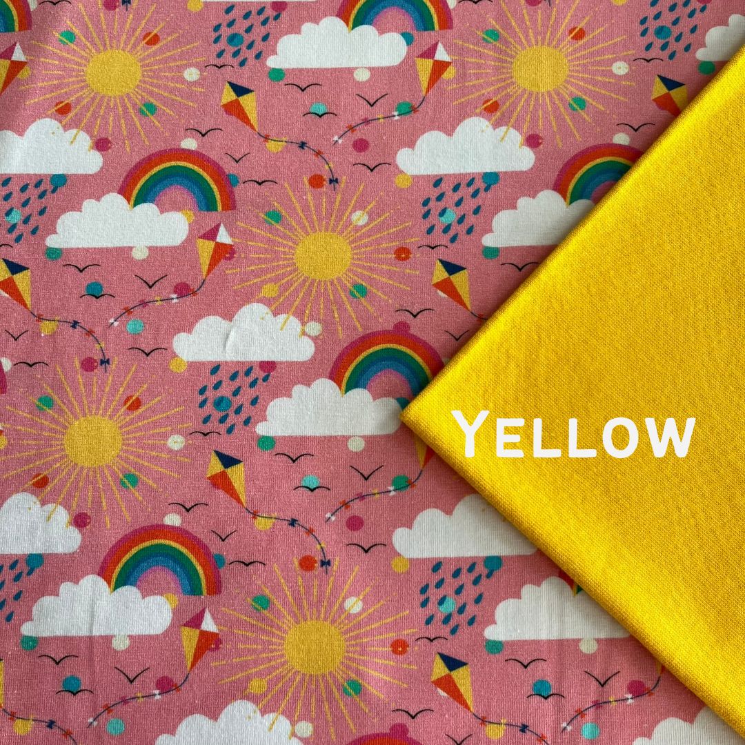 Weather Clouds - Pink - Reversible Hooded Cardi