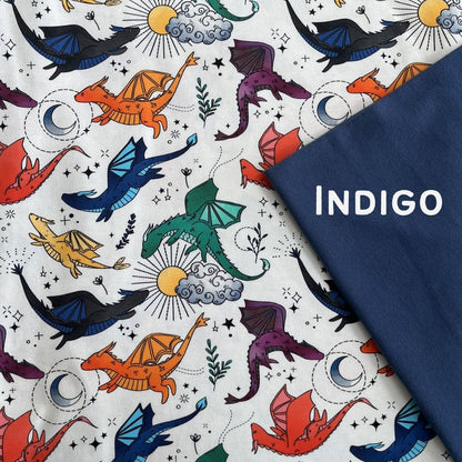 Dragons - Natural - All in One Babygrow