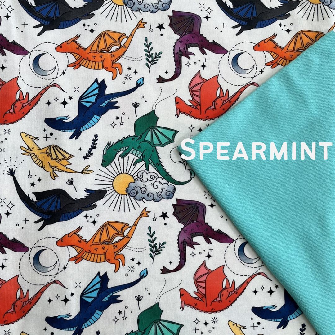 Dragons - Natural - All in One Babygrow
