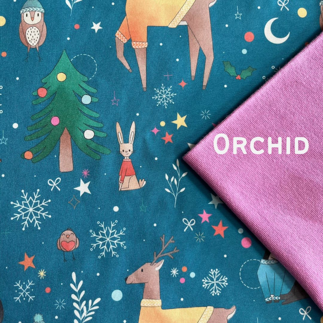 Christmas Friends - Blue - Pick and Mix Pull Up Romper