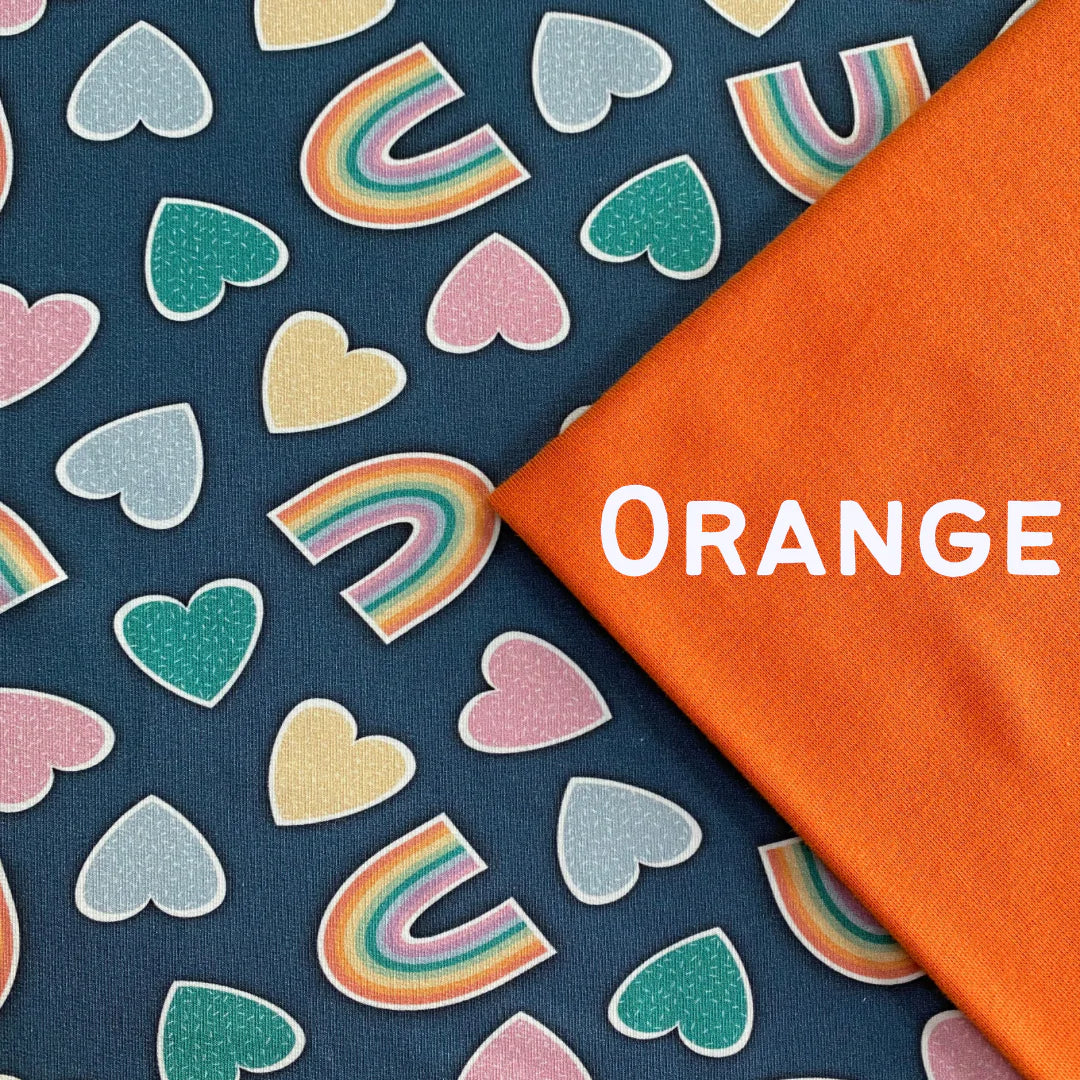 Hearts and Rainbows - Easy Change Babygrow