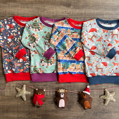 Christmas jumpers - ready to post - 12-18m