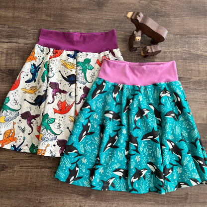 Weather Clouds - Skirt