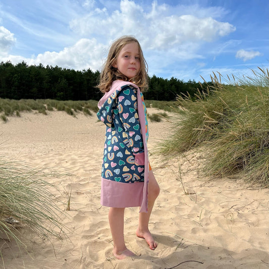 Dragons - Natural - Big Kid Hooded Cardi
