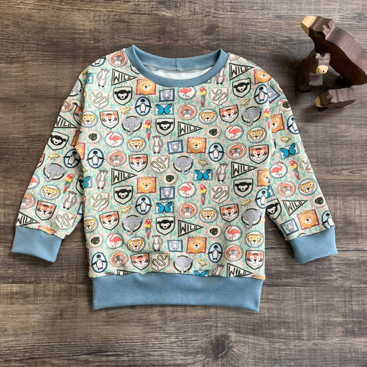 Wild Thing Slouchy Sleeve Jumper - Ready to Post