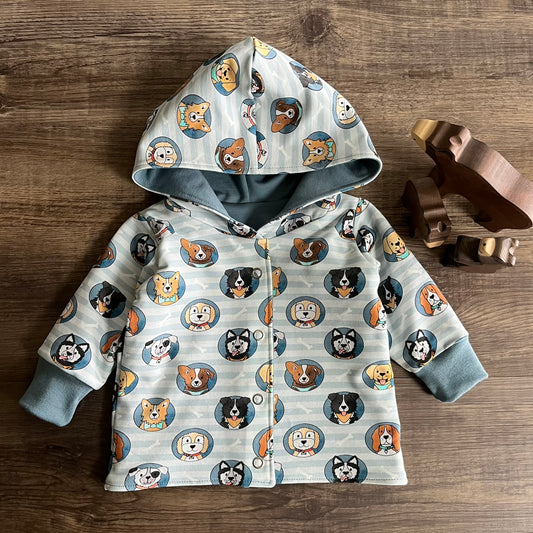 Reversible Hooded Cardi