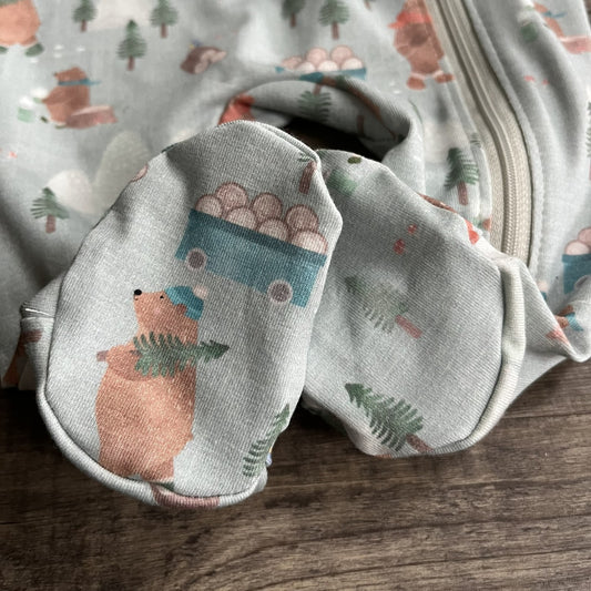 Lumberjack - All in One Babygrow - 0-3m Ready to Post