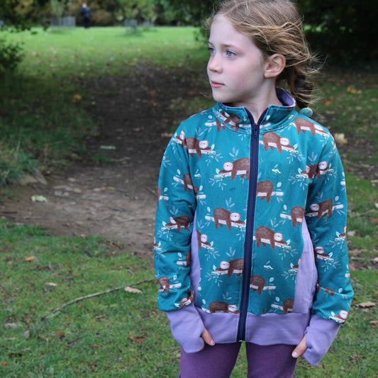 Sleepy Sloths - Warmer Fabric - Zip Up Jacket