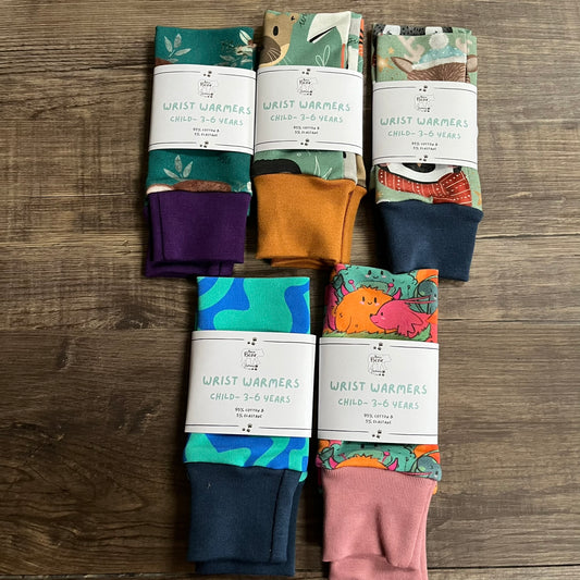 Wrist Warmers (warmer fabrics) - 3-6 Years - ready to post