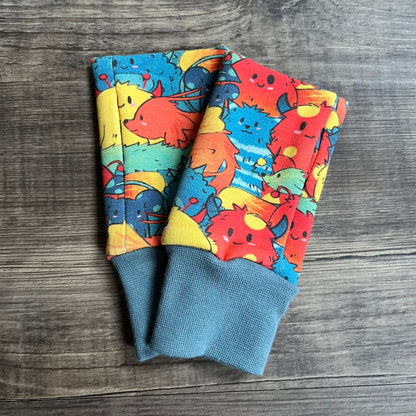 Wrist Warmers (warmer fabrics) - 1-3 Years - ready to post