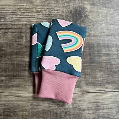 Wrist Warmers (warmer fabrics) - 1-3 Years - ready to post