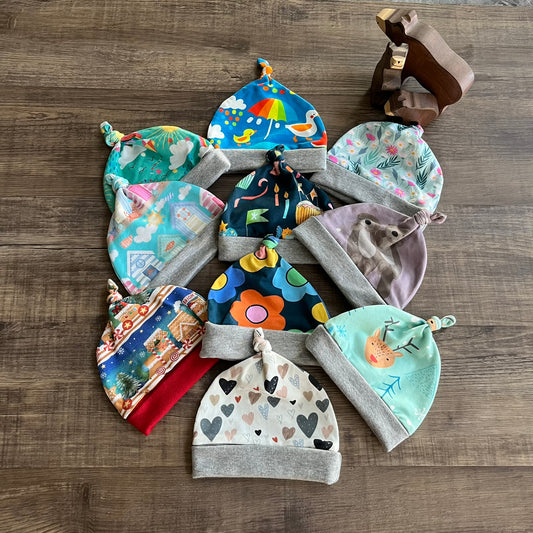 Knotted Baby Hats - Newborn - Ready to Post