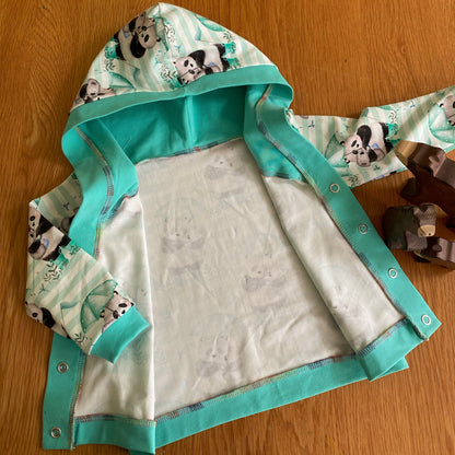 Monster Trucks - Turquoise - Reversible Hooded Cardi
