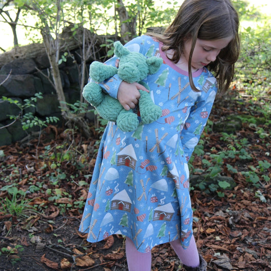 Festive Penguins - T-shirt Dress