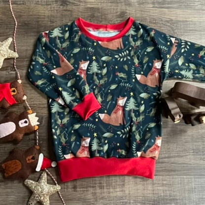 Festive Slouchy Sleeve jumper - Ready to Post