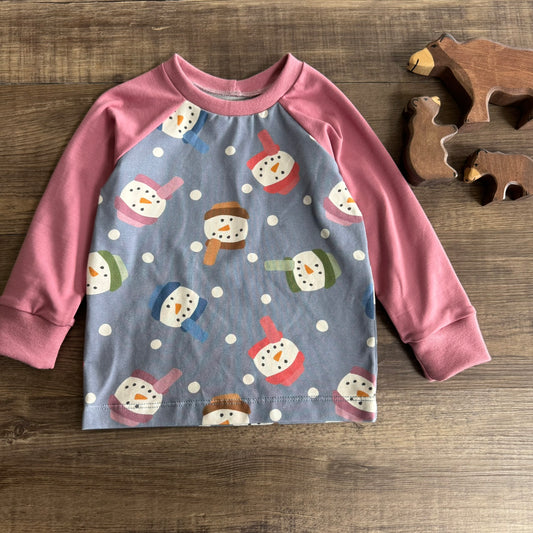 Lounging Set (Raglan Sleeves) - Snowmen
