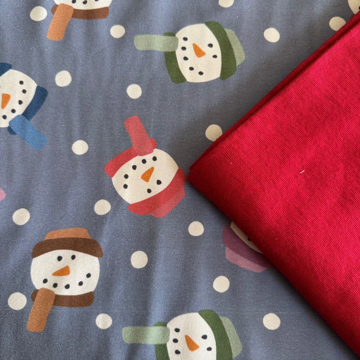 Lounging Set (Raglan Sleeves) - Snowmen