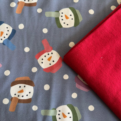 Lounging Set (Raglan Sleeves) - Snowmen