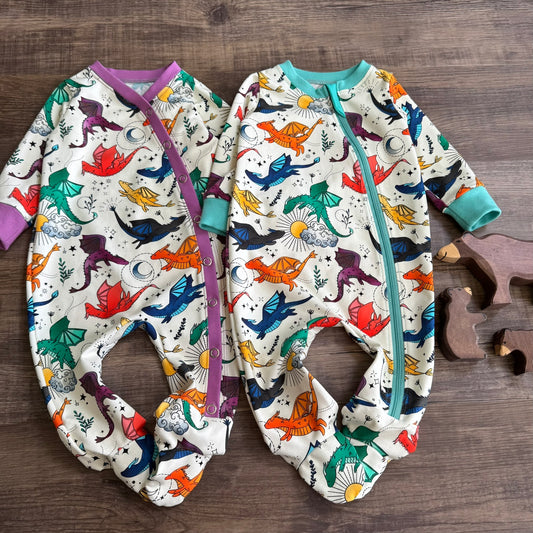 Winter Animals - All in One Babygrow