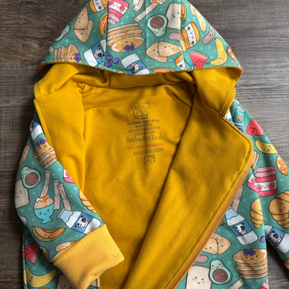 Breakfast- Long Zip Up Snug-Alls - Ready to Post