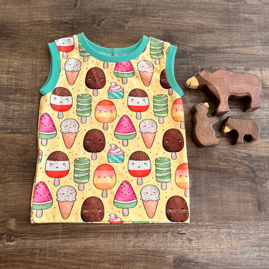 Ice Creams - Lemon - Vest - Ready to Post