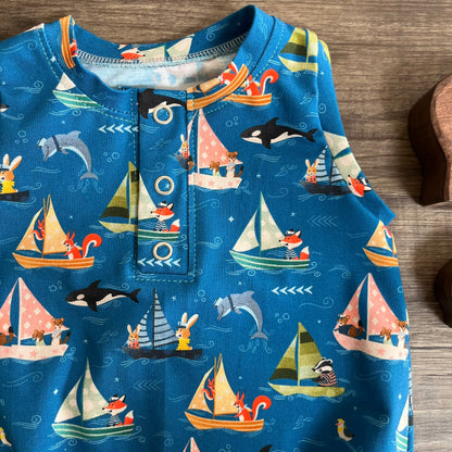Beach Huts - Breezy Romper