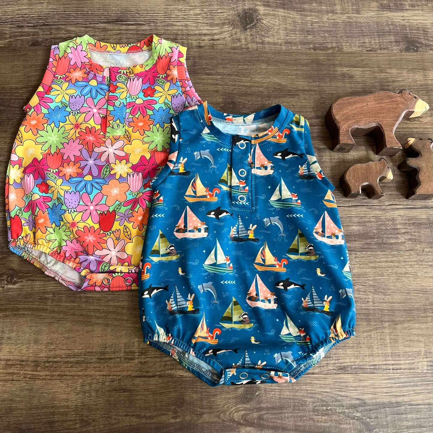 Beach Huts - Breezy Romper