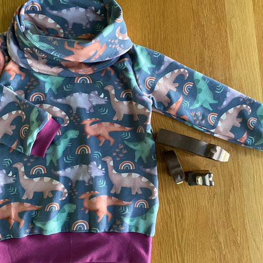Festive Penguins - Cosy Cowl Jumper