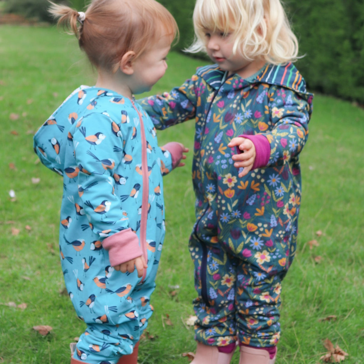 Christmas Post - Long Zip Up Snug-Alls