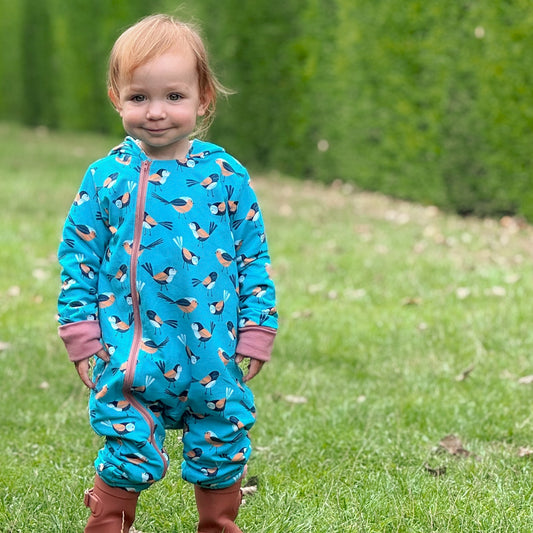 Winter Animals - Long Zip Up Snug-Alls