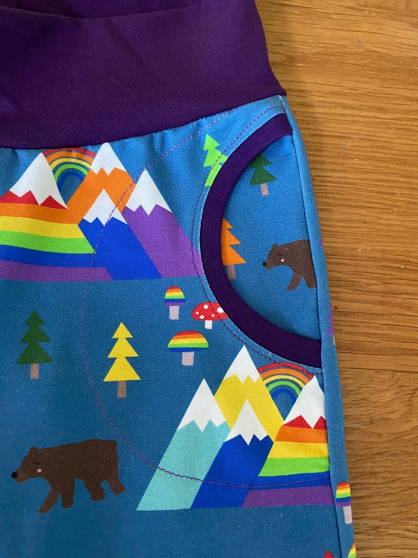 Christmas Woodland - Light - Cuff Trousers