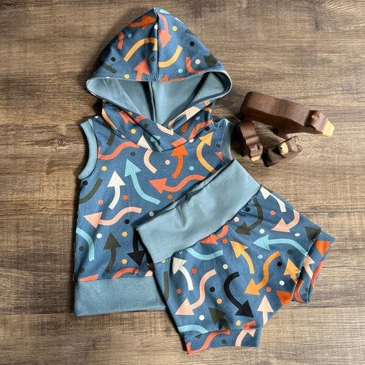 Leopard Blues - Warmer Fabric - Bummies