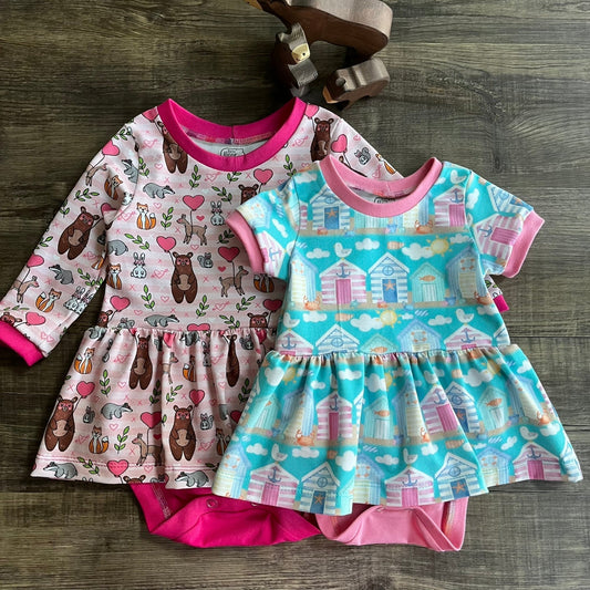 Dragons - Natural - Bodysuit Dress
