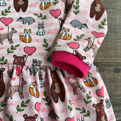 Christmas Woodland - Light - Bodysuit Dress