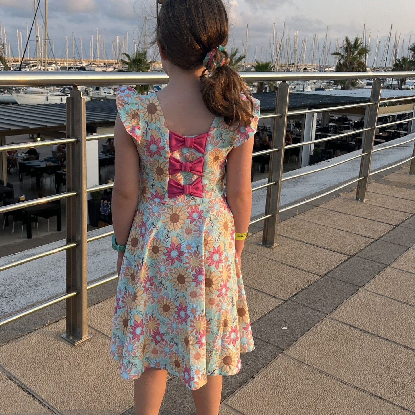 Safari - Bow Back Dress
