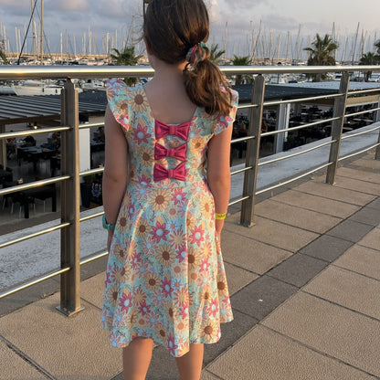 Safari - Bow Back Dress