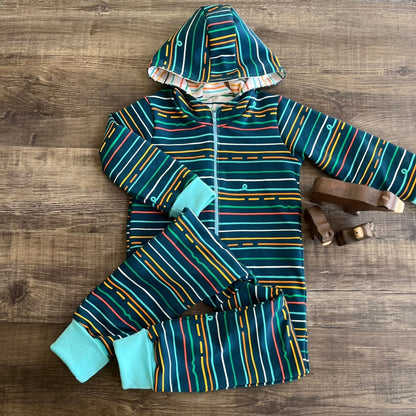Christmas Woodland - Light - Zip Up Snug-Alls