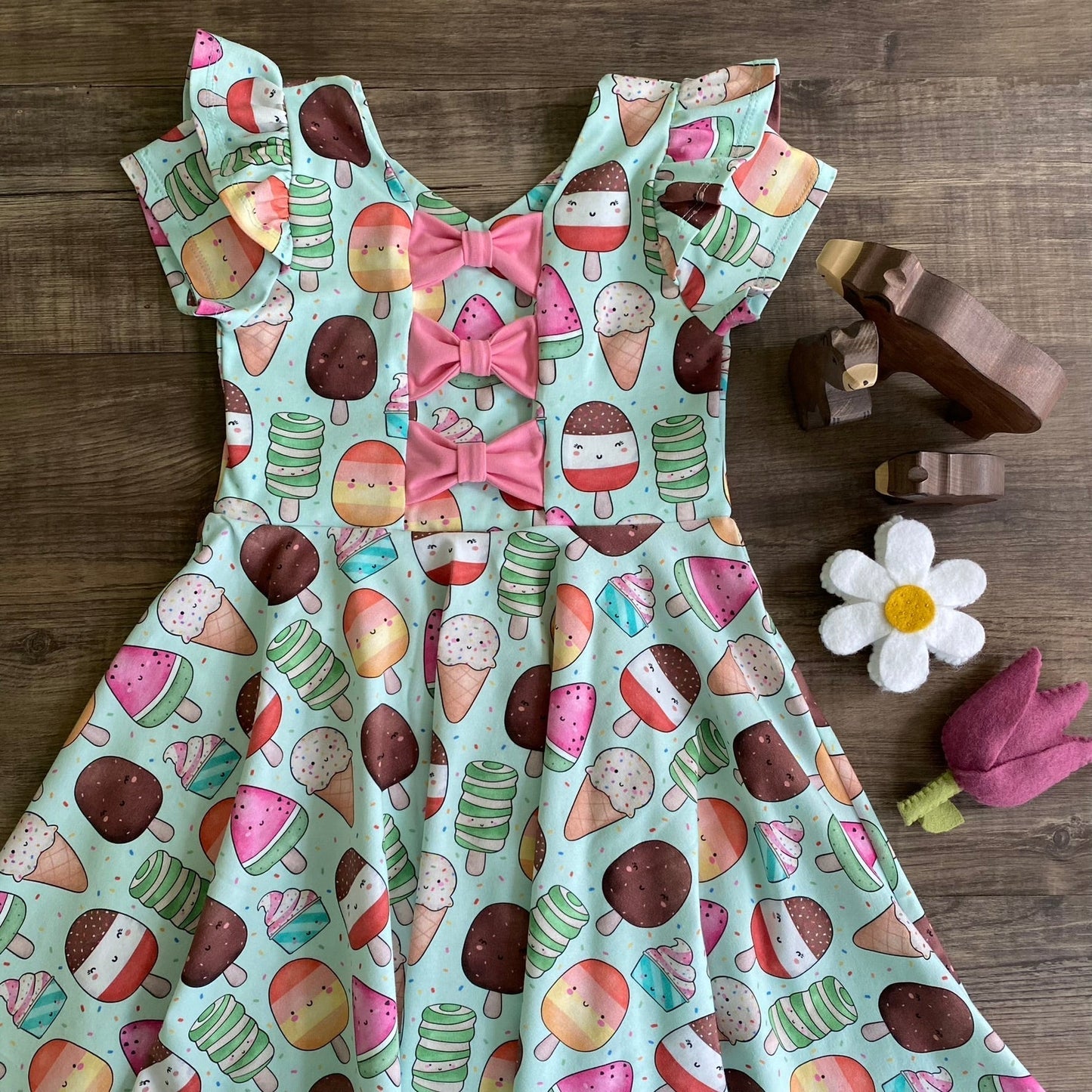 Wild Woodland - Bow Back Dress