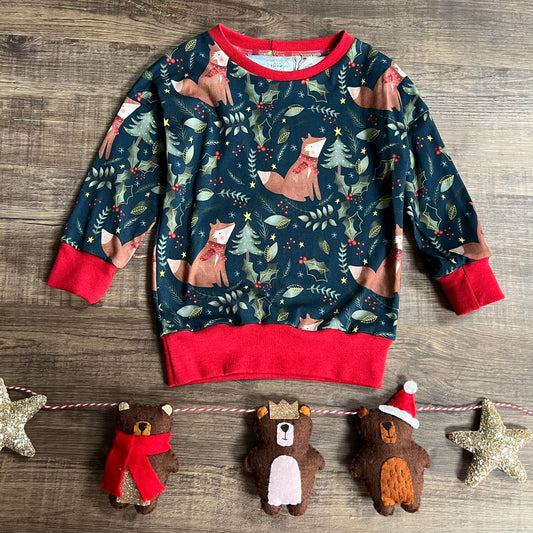 Festive Slouchy Sleeve jumper - Ready to Post