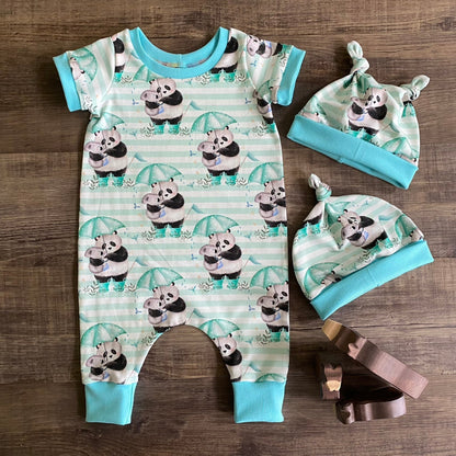 Christmas Woodland - Light - Pick and Mix Pull Up Romper