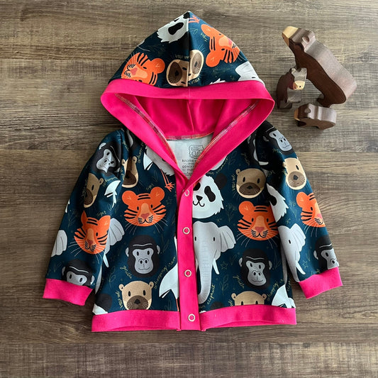 Christmas Woodland - Light - Hooded Cardi