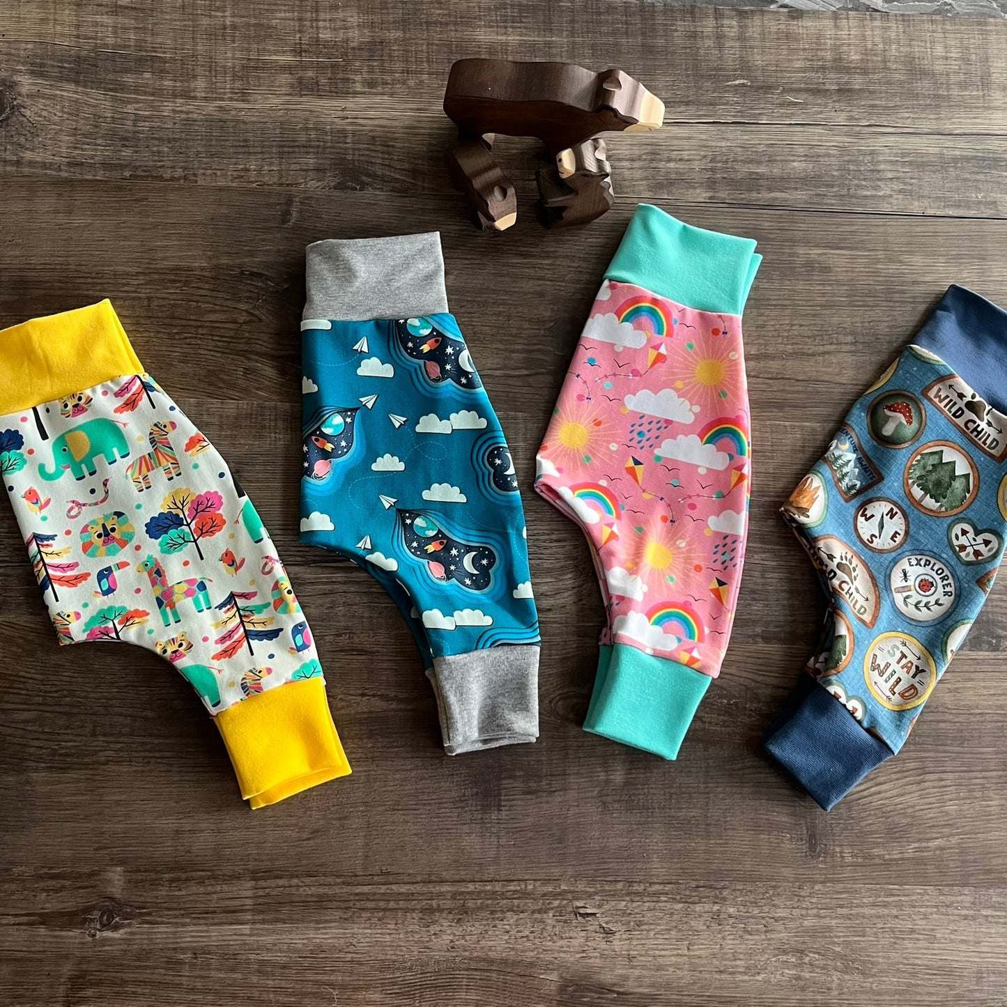 Rainbow Floral - Harem Trousers