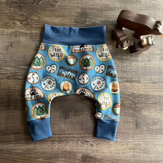Stay Wild - Harem Leggings - Ready to Post - 0-3m