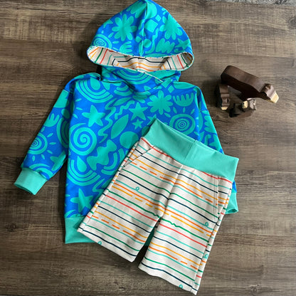 Beach Days - Slouchy Sleeve Hoodie - Ready to Post