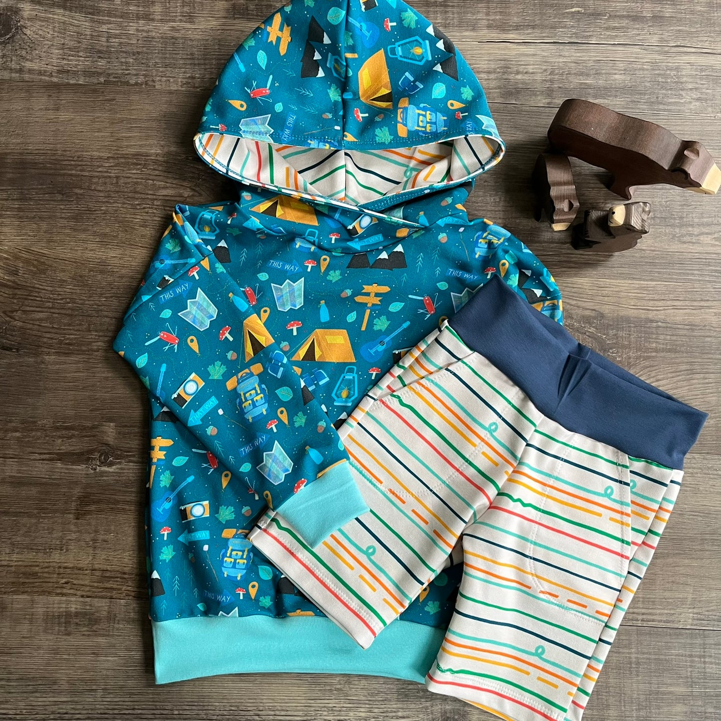 Campfire - Slouchy Sleeve Hoodie - Ready to Post