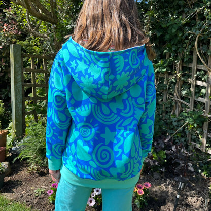 Beach Days - Slouchy Sleeve Hoodie - Ready to Post