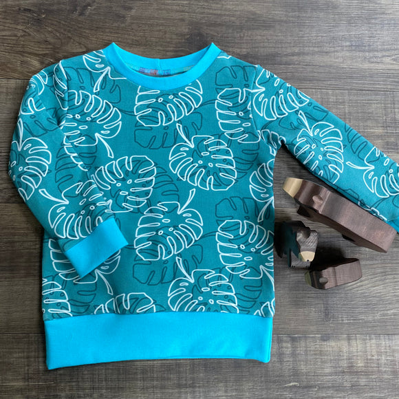 Big Leaves Jumper - 12-18m - sample sale