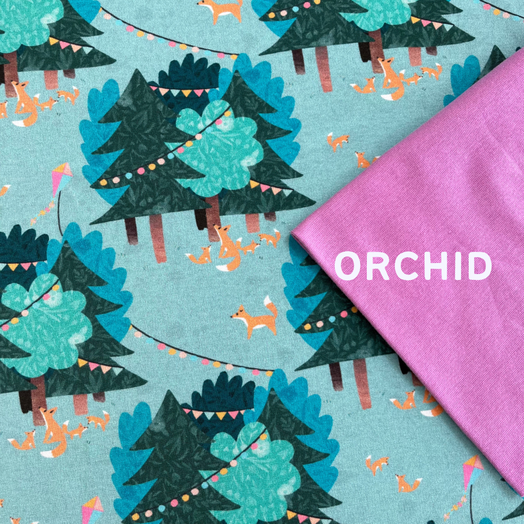 Fox Festival - Warmer Fabric - Big Kid Playsuit