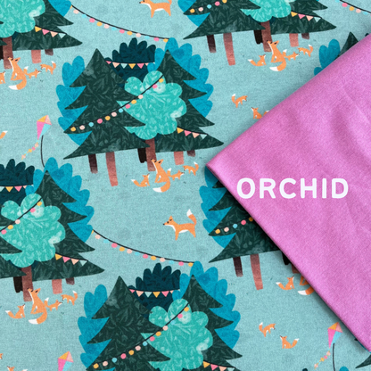 Fox Festival - Warmer Fabric - Big Kid Playsuit