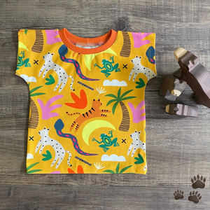 Leopard Spots - warmer fabric - Dolman Tee